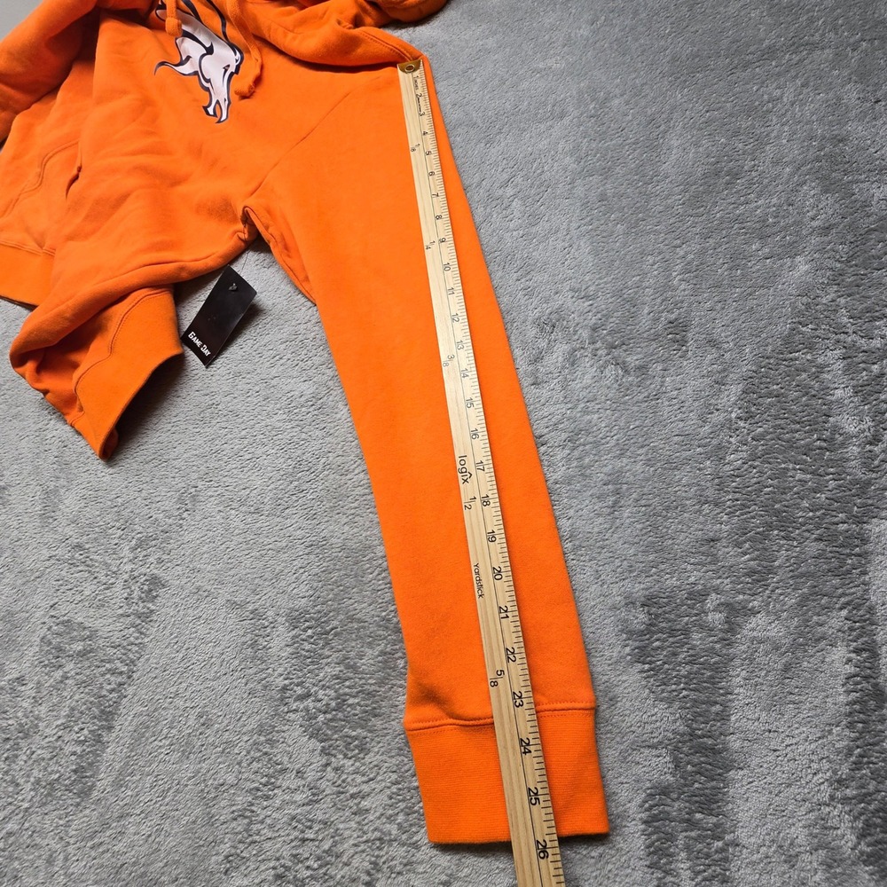 Fanatics Denver Broncos Derek Wolfe 95 NFL Pro Line Hoodie Mens XL Orange NWT - Picture 8 of 10